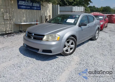 2013 Dodge Avenger Se from USA, damaged, VIN 1C3CDZAB8DN642730